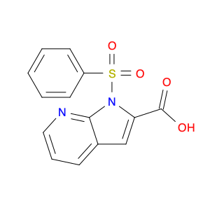 189089-90-5 1H-Pyrrolo[2,3-b]pyridine-2-carboxylic acid, 1-(phenylsulfonyl)-