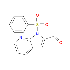 1H-Pyrrolo[2,3-b]pyridine-2-carboxaldehyde, 1-(phenylsulfonyl)-