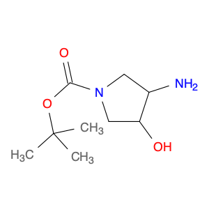 190141-99-2 1-Pyrrolidinecarboxylic acid, 3-amino-4-hydroxy-, 1,1-dimethylethyl ester