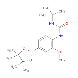 1914078-77-5 1-(tert-butyl)-3-(2-methoxy-4-(4,4,5,5-tetramethyl-1,3,2-dioxaborolan-2-yl)phenyl)urea