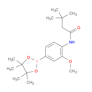 1914078-78-6 N-(2-methoxy-4-(4,4,5,5-tetramethyl-1,3,2-dioxaborolan-2-yl)phenyl)-3,3-dimethylbutanamide