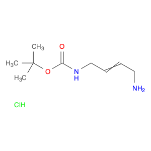 Carbamic acid, N-(4-amino-2-buten-1-yl)-, 1,1-dimethylethyl ester, hydrochloride (1:1)