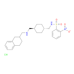 191931-56-3 2-Nitro-N-[[trans-4-[[[(1,2,3,4-tetrahydro-2-naphthalenyl)methyl]amino]methyl]cyclohexyl]methyl]benzenesulfonamidehydrochloride