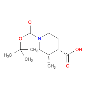 (3S,4S)-1-[(tert-butoxy)carbonyl]-3-methylpiperidine-4-carboxylic acid