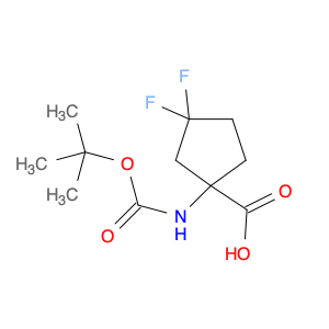 1-{[(tert-butoxy)carbonyl]amino}-3,3-difluorocyclopentane-1-carboxylic acid