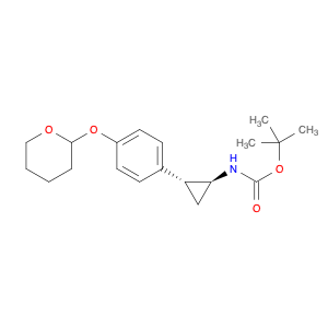 1946017-76-0 tert-butyl N-[(1S,2R)-rel-2-[4-(oxan-2-yloxy)phenyl]cyclopropyl]carbamate