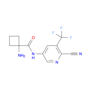 1950587-17-3 Cyclobutanecarboxamide, 1-amino-N-[6-cyano-5-(trifluoromethyl)-3-pyridinyl]-