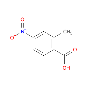 1975-51-5 Benzoic acid, 2-methyl-4-nitro-