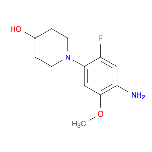 1982223-90-4 4-Piperidinol, 1-(4-amino-2-fluoro-5-methoxyphenyl)-