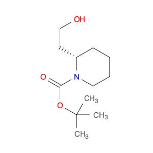 1-Piperidinecarboxylic acid, 2-(2-hydroxyethyl)-, 1,1-dimethylethyl ester, (2S)-