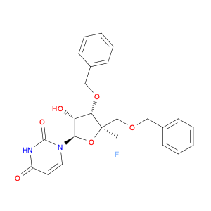 200066-88-2 Uridine, 4'-C-(fluoromethyl)-3',5'-bis-O-(phenylmethyl)-