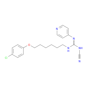 200484-11-3 Guanidine, N-[6-(4-chlorophenoxy)hexyl]-N'-cyano-N''-4-pyridinyl-