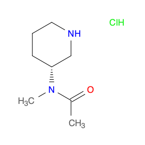 Acetamide, N-methyl-N-(3R)-3-piperidinyl-, hydrochloride (1:1)