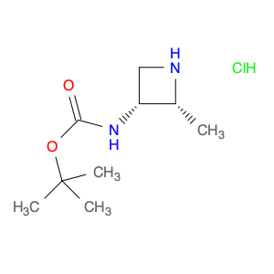 2007915-44-6 Carbamic acid, N-[(2R,3R)-2-methyl-3-azetidinyl]-, 1,1-dimethylethyl ester, hydrochloride (1:1), rel-