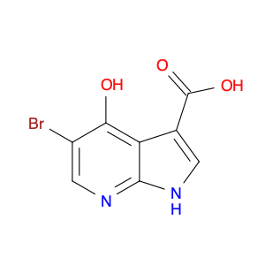 2007919-12-0 1H-Pyrrolo[2,3-b]pyridine-3-carboxylic acid, 5-bromo-4-hydroxy-