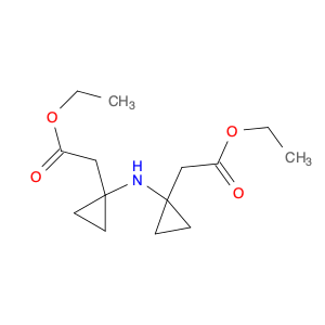 2007924-94-7 ethyl 2-(1-{[1-(2-ethoxy-2-oxoethyl)cyclopropyl]amino}cyclopropyl)acetate