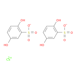 20123-80-2 Benzenesulfonic acid, 2,5-dihydroxy-, calcium salt (2:1)