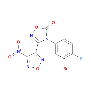 2019140-71-5 4-(3-bromo-4-fluorophenyl)-3-(4-nitro-1,2,5-oxadiazol-3-yl)-4,5-dihydro-1,2,4-oxadiazol-5-one