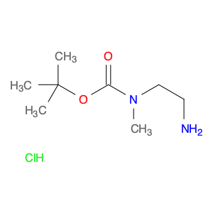 202207-78-1 Carbamic acid, N-(2-aminoethyl)-N-methyl-, 1,1-dimethylethyl ester, hydrochloride (1:1)