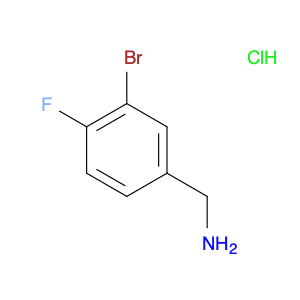 202865-68-7 Benzenemethanamine, 3-bromo-4-fluoro-, hydrochloride (1:1)