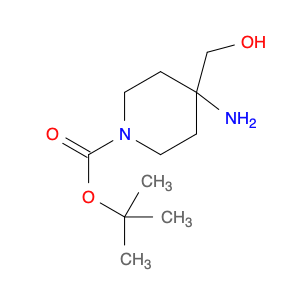 1-Piperidinecarboxylic acid, 4-amino-4-(hydroxymethyl)-, 1,1-dimethylethyl ester