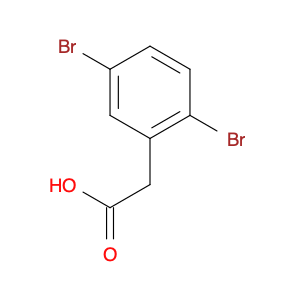 Benzeneacetic acid, 2,5-dibromo-