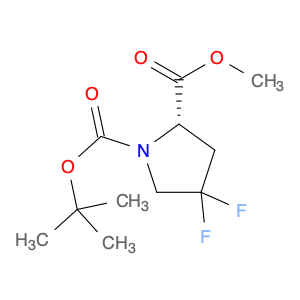 1,2-Pyrrolidinedicarboxylic acid, 4,4-difluoro-, 1-(1,1-dimethylethyl) 2-methyl ester, (2S)-