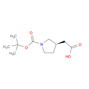 204688-60-8 3-Pyrrolidineacetic acid, 1-[(1,1-dimethylethoxy)carbonyl]-, (3R)-