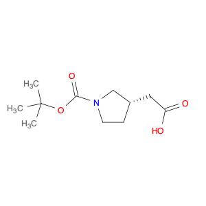 204688-61-9 3-Pyrrolidineacetic acid, 1-[(1,1-dimethylethoxy)carbonyl]-, (3S)-