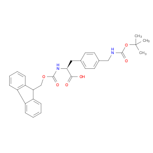 204715-91-3 L-Phenylalanine, 4-[[[(1,1-dimethylethoxy)carbonyl]amino]methyl]-N-[(9H-fluoren-9-ylmethoxy)carbonyl]-