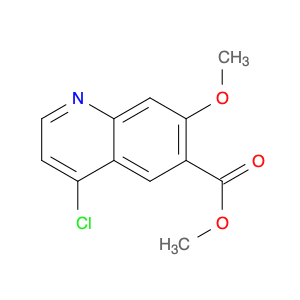 6-Quinolinecarboxylic acid, 4-chloro-7-methoxy-, methyl ester