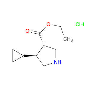 2055840-84-9 ethyl trans-4-cyclopropylpyrrolidine-3-carboxylate hydrochloride