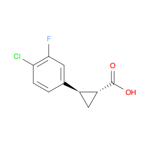 2055841-07-9 Cyclopropanecarboxylic acid, 2-(4-chloro-3-fluorophenyl)-, (1R,2R)-rel-