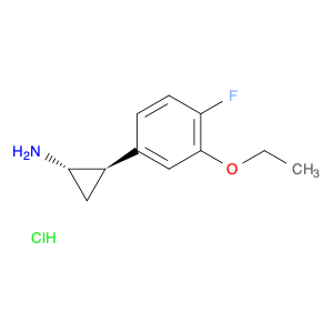 2055841-10-4 Cyclopropanamine, 2-(3-ethoxy-4-fluorophenyl)-, hydrochloride (1:1), (1R,2S)-rel-