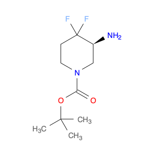 1-Piperidinecarboxylic acid, 3-amino-4,4-difluoro-, 1,1-dimethylethyl ester, (3S)-