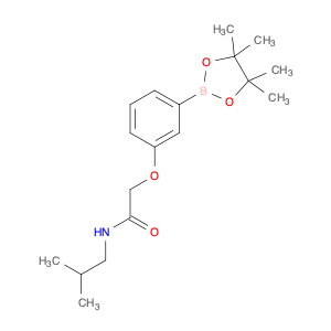 2056919-38-9 N-isobutyl-2-(3-(4,4,5,5-tetramethyl-1,3,2-dioxaborolan-2-yl)phenoxy)acetamide