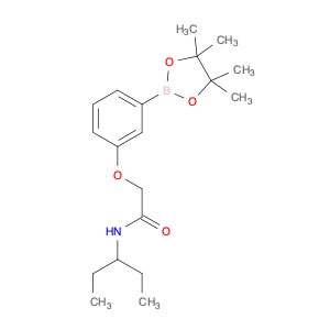 2056919-60-7 N-(pentan-3-yl)-2-(3-(4,4,5,5-tetramethyl-1,3,2-dioxaborolan-2-yl)phenoxy)acetamide