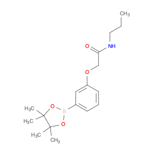 2057448-33-4 N-propyl-2-(3-(4,4,5,5-tetramethyl-1,3,2-dioxaborolan-2-yl)phenoxy)acetamide