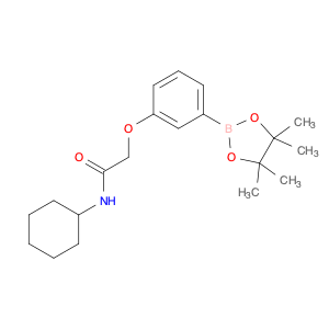 2057448-81-2 N-cyclohexyl-2-(3-(4,4,5,5-tetramethyl-1,3,2-dioxaborolan-2-yl)phenoxy)acetamide