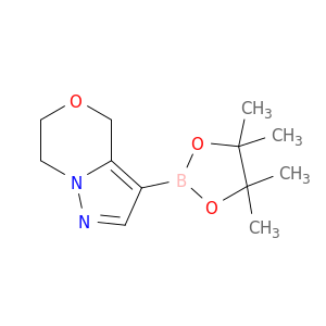 3-(4,4,5,5-tetramethyl-1,3,2-dioxaborolan-2-yl)-6,7-dihydro-4H-pyrazolo[5,1-c][1,4]oxazine