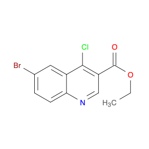 3-Quinolinecarboxylic acid, 6-bromo-4-chloro-, ethyl ester