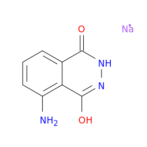 1(2H)-Phthalazinone, 5-amino-4-hydroxy-, sodium salt (1:1)