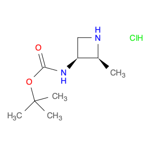 2068138-00-9 tert-butyl N-[(2S,3S)-2-methylazetidin-3-yl]carbamate;hydrochloride