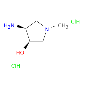 2068138-04-3 3-Pyrrolidinol, 4-amino-1-methyl-, hydrochloride (1:2), (3R,4S)-