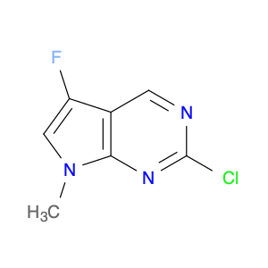 2068150-40-1 7H-Pyrrolo[2,3-d]pyrimidine, 2-chloro-5-fluoro-7-methyl-