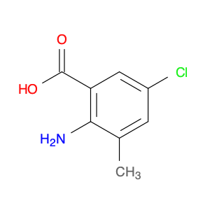 Benzoic acid, 2-amino-5-chloro-3-methyl-