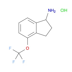 2089378-62-9 2,3-DIHYDRO-4-(TRIFLUOROMETHOXY)-1H-INDEN-1-AMINE hydrochloride