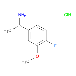 2089389-09-1 (1S)-1-(4-FLUORO-3-METHOXYPHENYL)ETHYLAMINE HYDROCHLORIDE