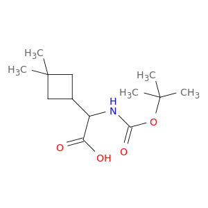 2089648-39-3 2-((tert-Butoxycarbonyl)amino)-2-(3,3-dimethylcyclobutyl)acetic acid