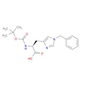 L-Histidine, N-[(1,1-dimethylethoxy)carbonyl]-1-(phenylmethyl)-